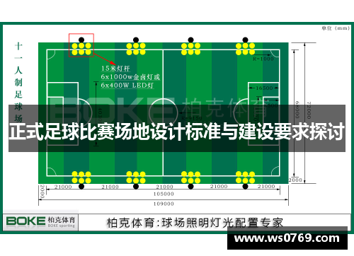 正式足球比赛场地设计标准与建设要求探讨